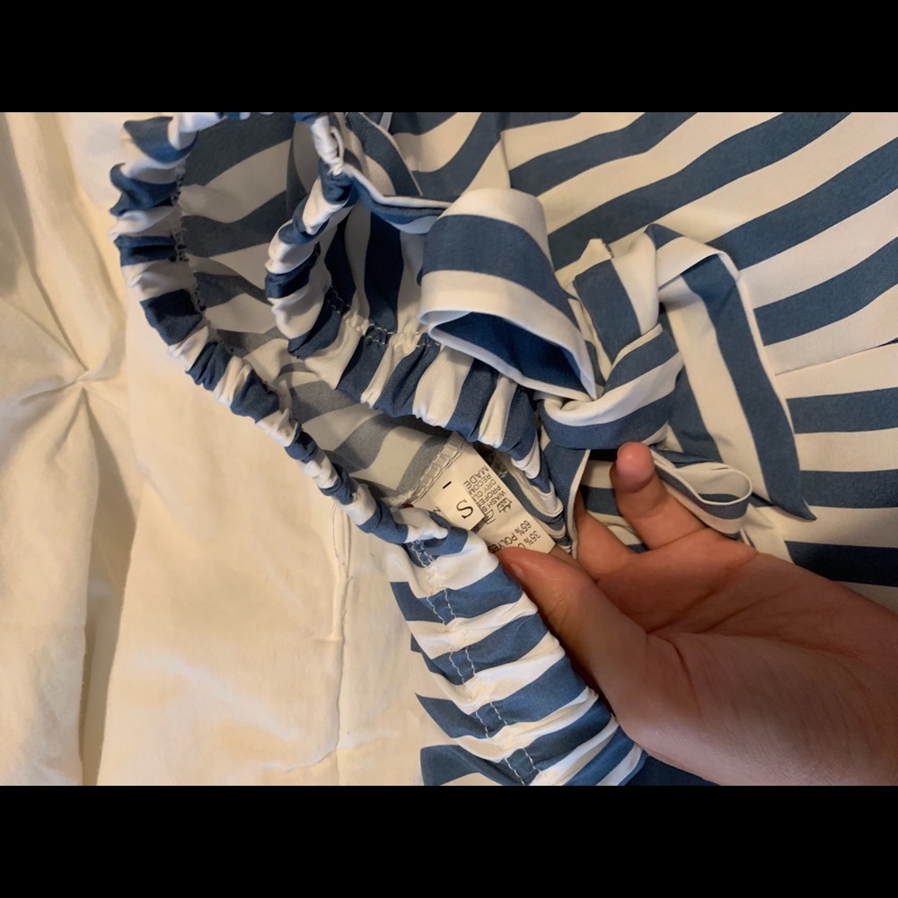 Striped draped pants - Picture 3 of 3